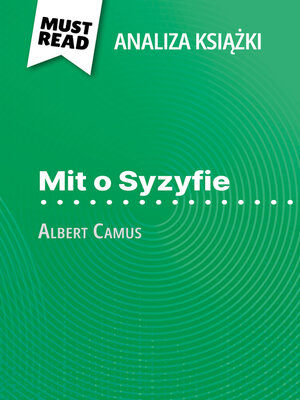cover image of Mit o Syzyfie książka Albert Camus (Analiza książki)